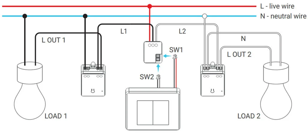 HomeKit Light Switch No Neutral  EVVR In-Wall Smart Relay Switch