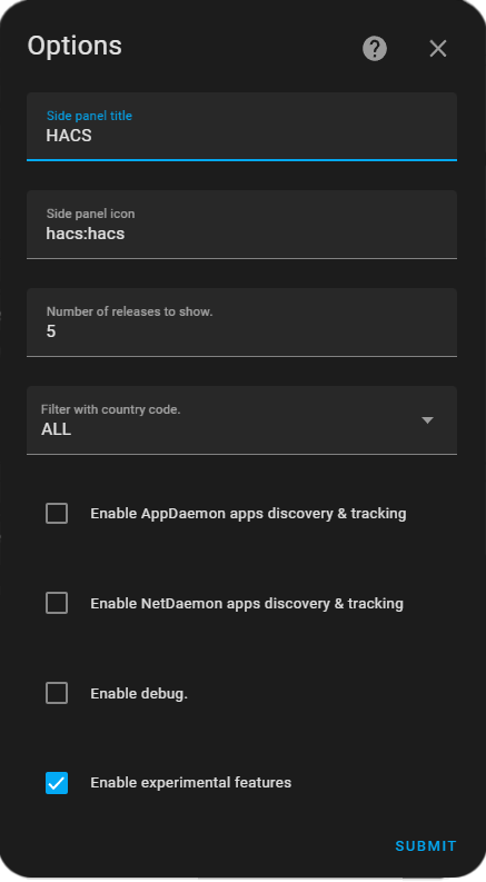 Track Home Assistant Updates Enable Experimental Features