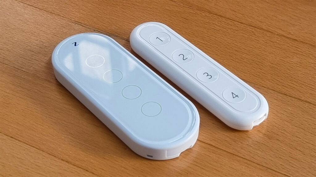tuya 4-button zigbee touch remote vs tuya loratap 4-button zigbee click remote side by side