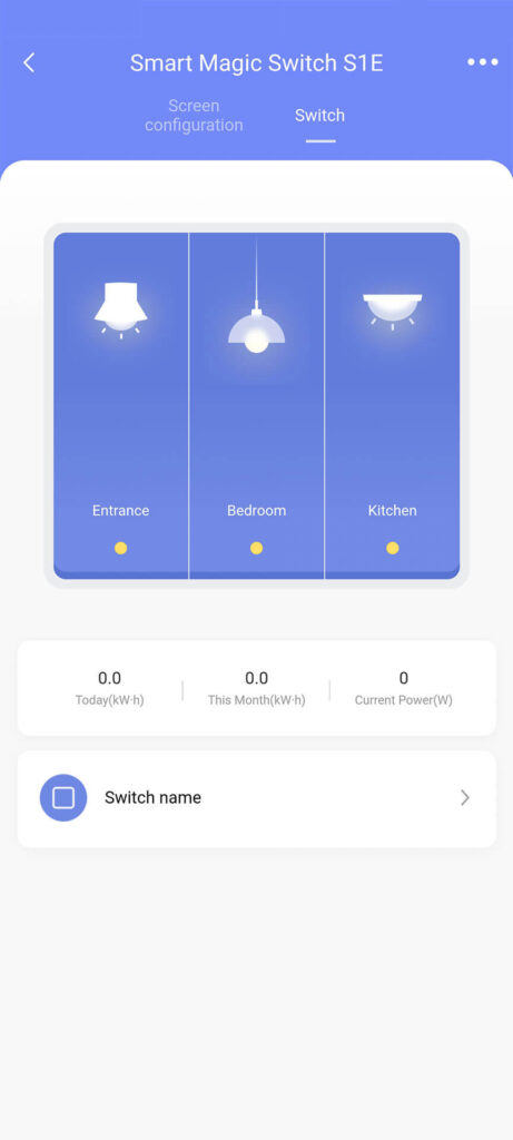 Aqara S1E Smart Magic Switch Layout