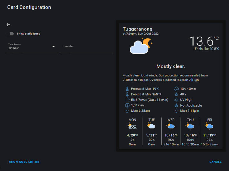 Top 10 Home Assistant Weather Cards - SmartHomeScene