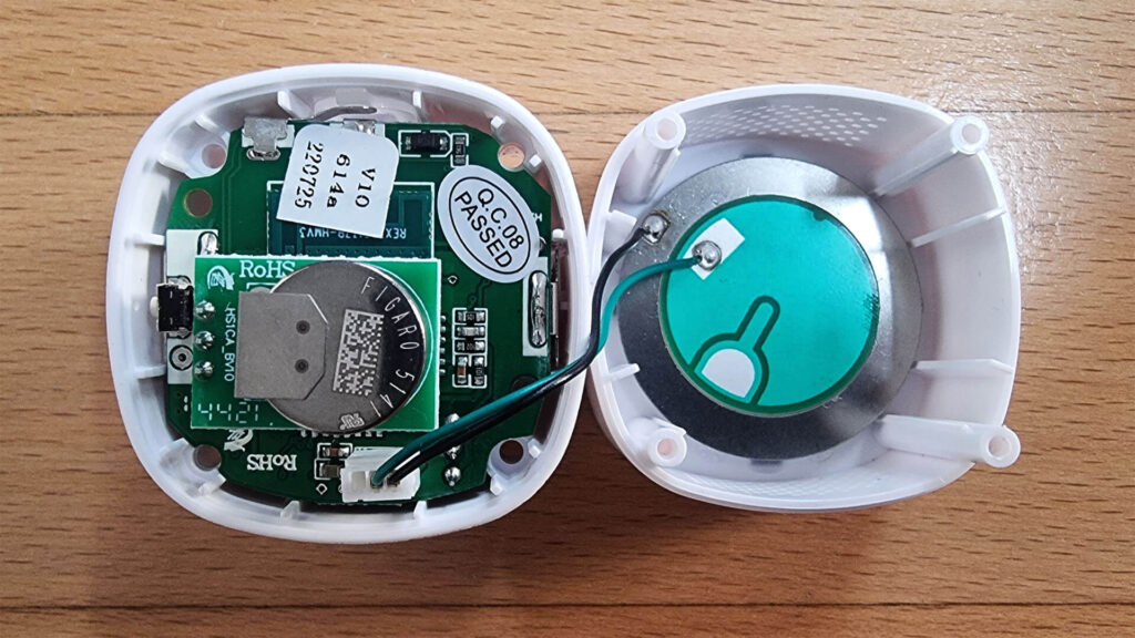Heiman Carbon Monoxide Sensor HS1CA-E Open and Disassembled