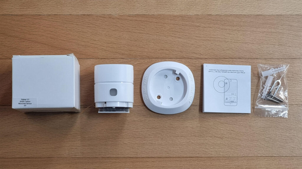 Heiman Carbon Monoxide Sensor HS1CA-E Package Contents