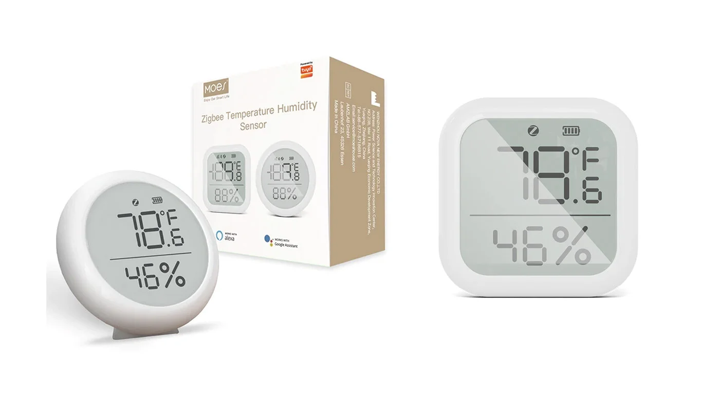 Bluetooth Temperature Humidity SensorSmart Hygrometer Thermometer – MOES