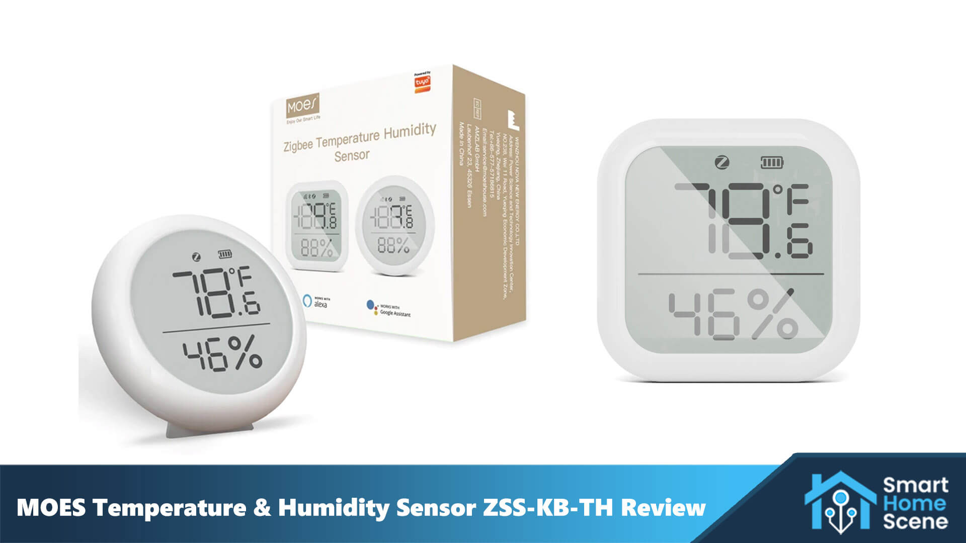 Moes Temperature & Humidity Sensor ZSS-KB-TH - SmartHomeScene