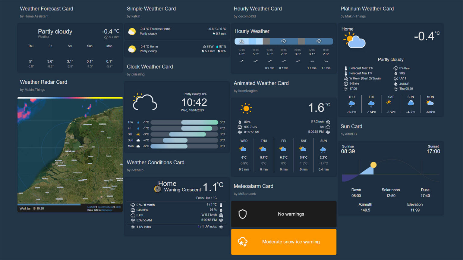 Top 10 Home Assistant Weather Cards SmartHomeScene