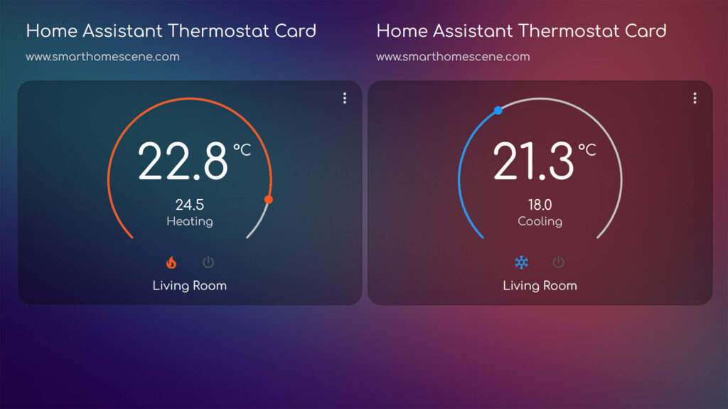 Home Assistant Official Built-in Thermostat Card