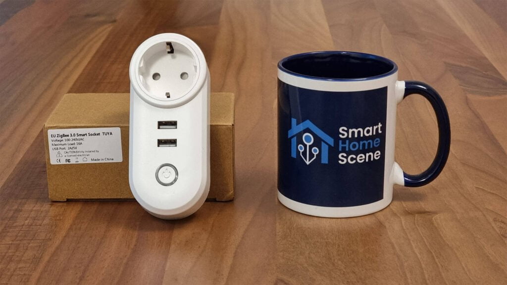 Moes Dual USB Zigbee Smart Socket Plug model ZP-LZ-FR2U featured smarthomescene review