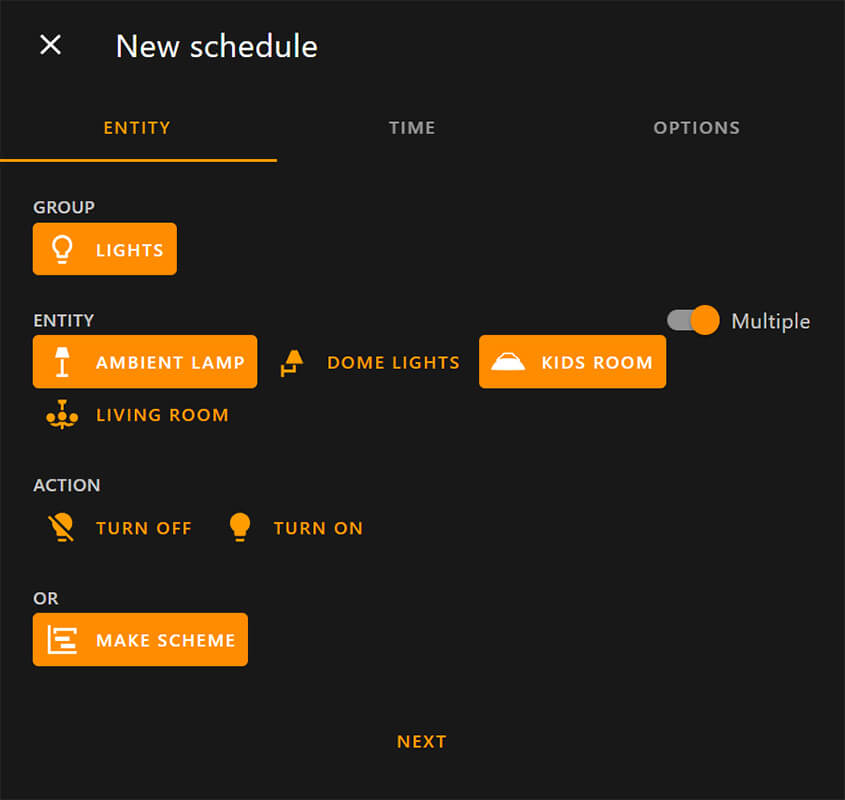Scheduler Card in Home Assistant: Adding Lights For Scheduling
