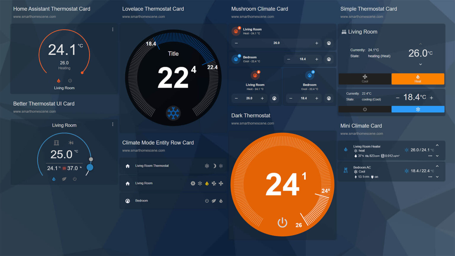 Top 8 Home Assistant Thermostat Cards SmartHomeScene