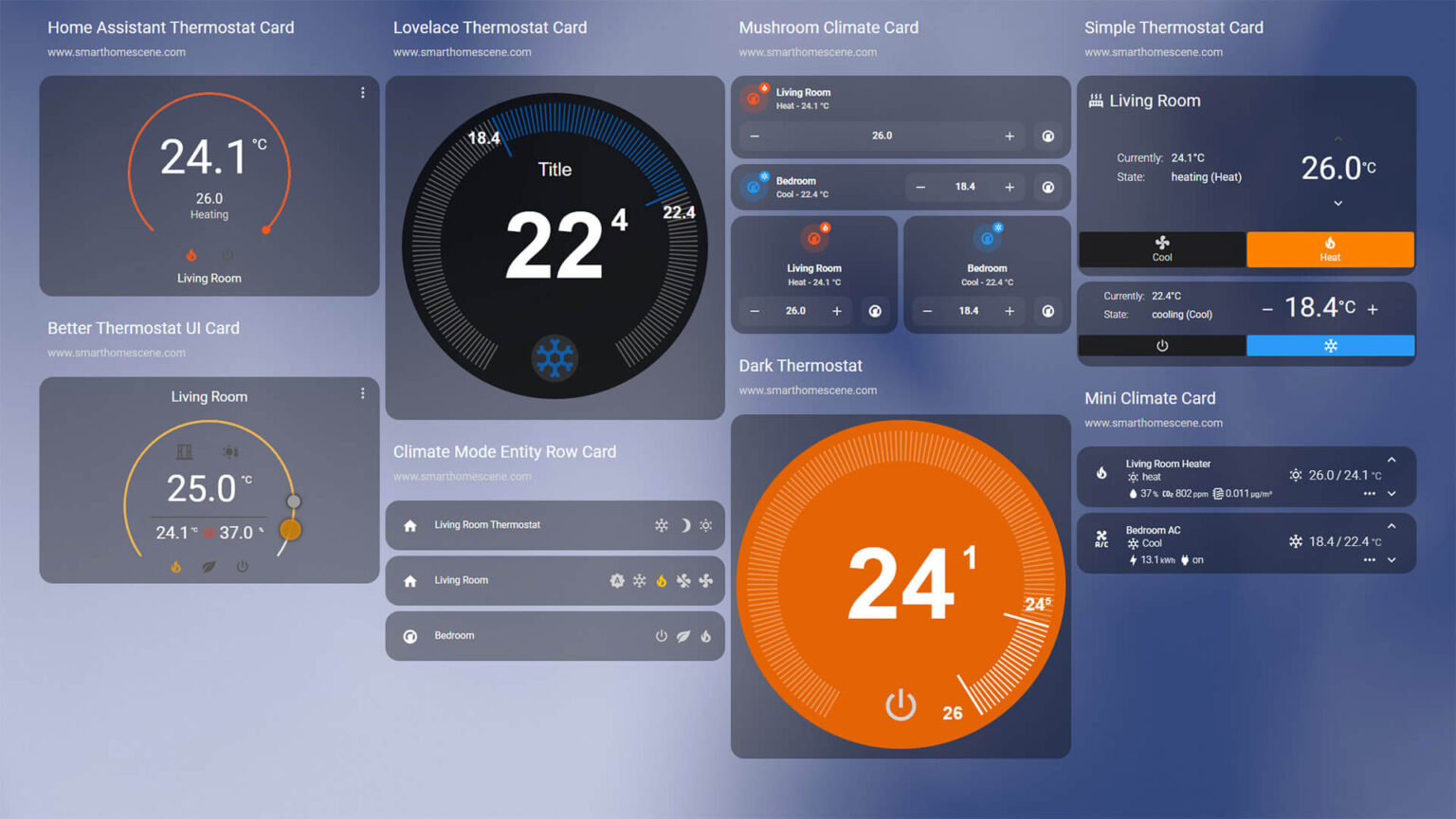 Top 8 Home Assistant Thermostat Cards SmartHomeScene