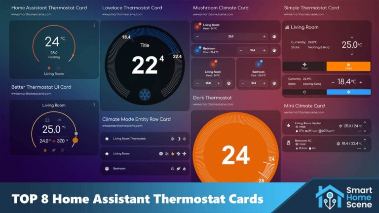 Top 8 Home Assistant Thermostat Cards Featured Image