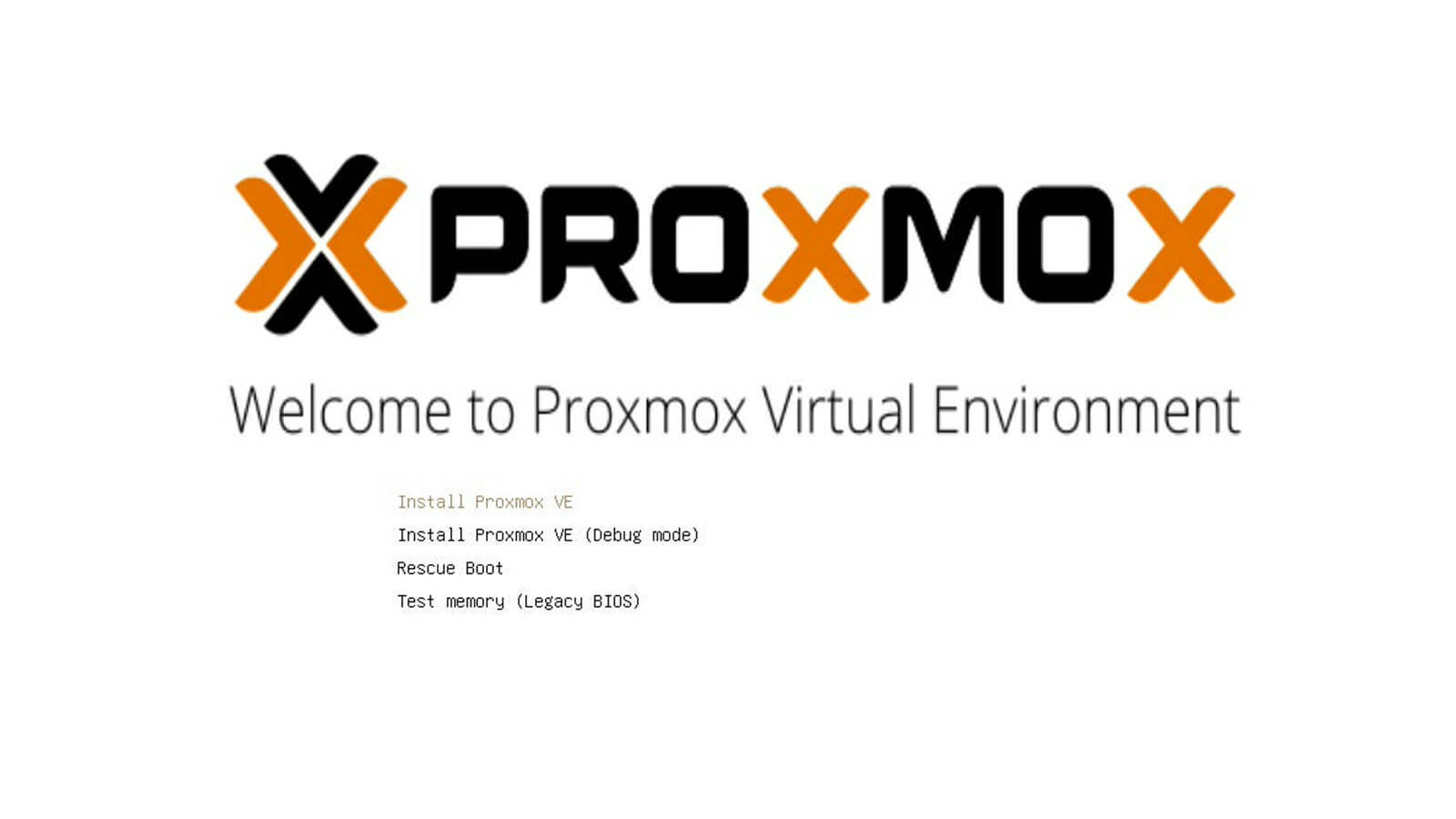 Proxmox Home Assistant Install Screen Step 1