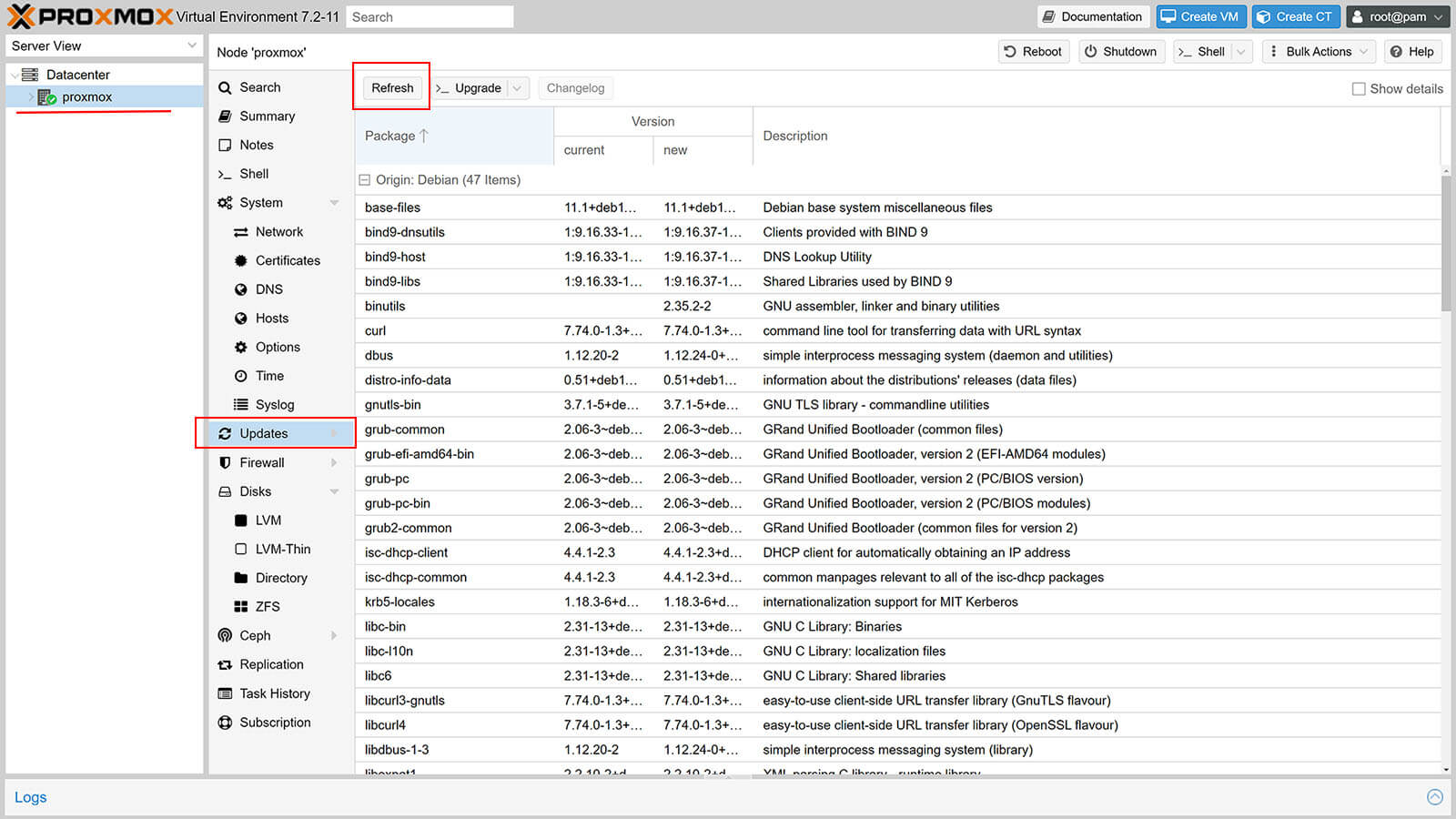 Proxmox Home Assistant Install Update Packages