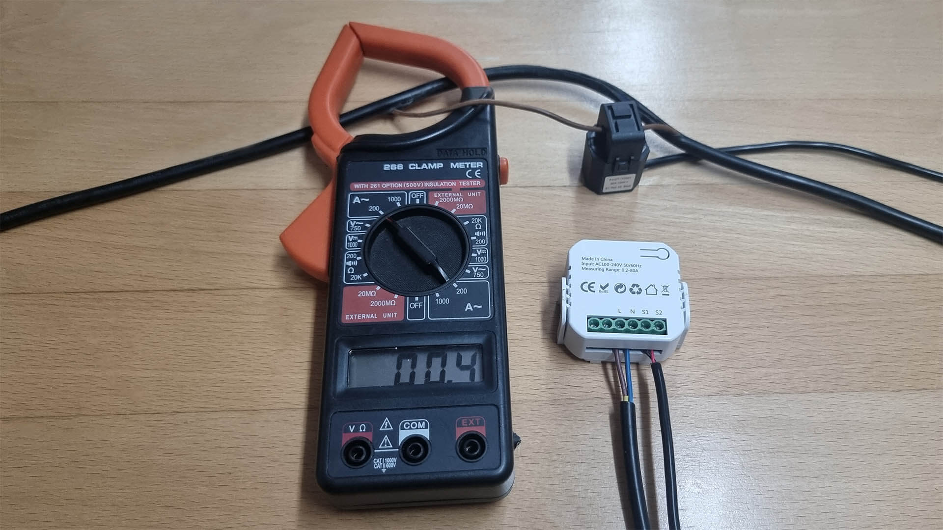 Tuya Zigbee Single CT Clamp Benchmark