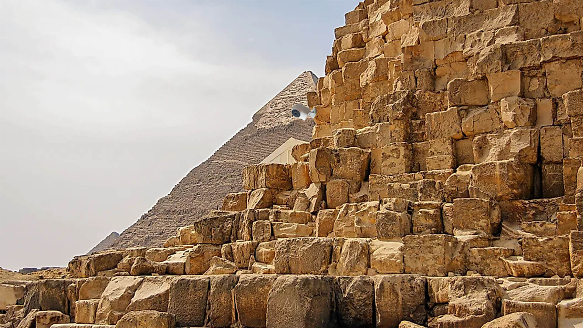 Aqara G2H Camera at the Great Pyramid of Giza