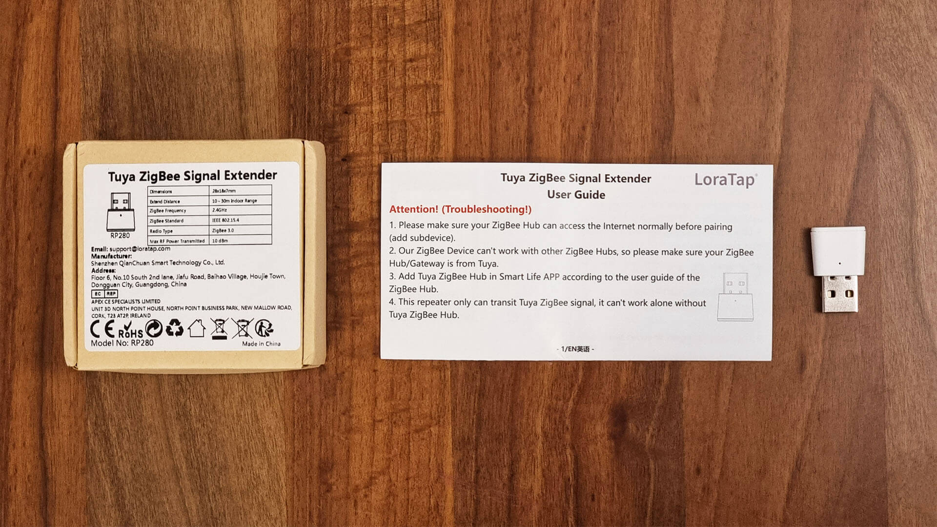 LoraTap Zigbee Signal Repeater and Range Extender Package