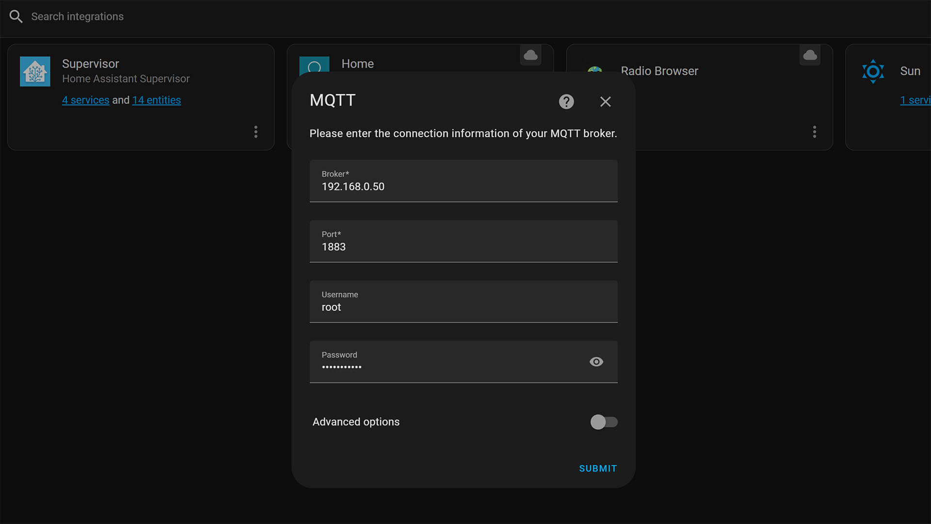 Separate Zigbee2MQTT from Home Assistant on Proxmox MQTT in HA