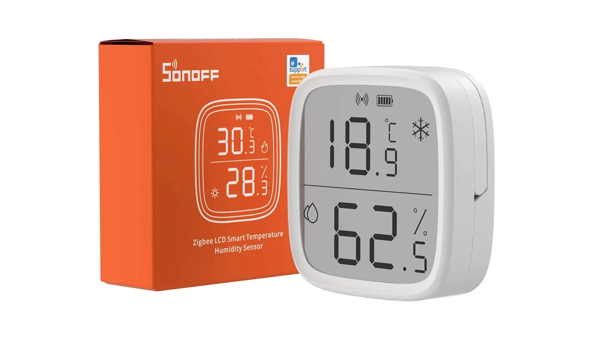 Zigbee Temperature & Humidity Sensor with an LCD - SmartHomeScene