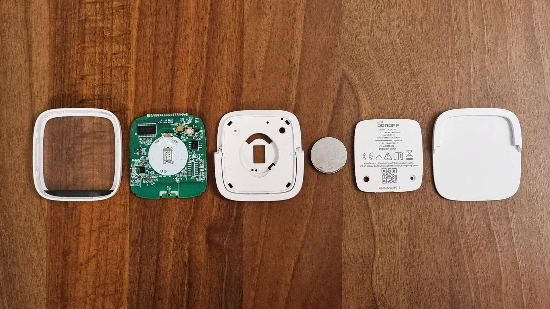 Sonoff SNZB-02D Temperature and Humidity Sensor Teardown Full