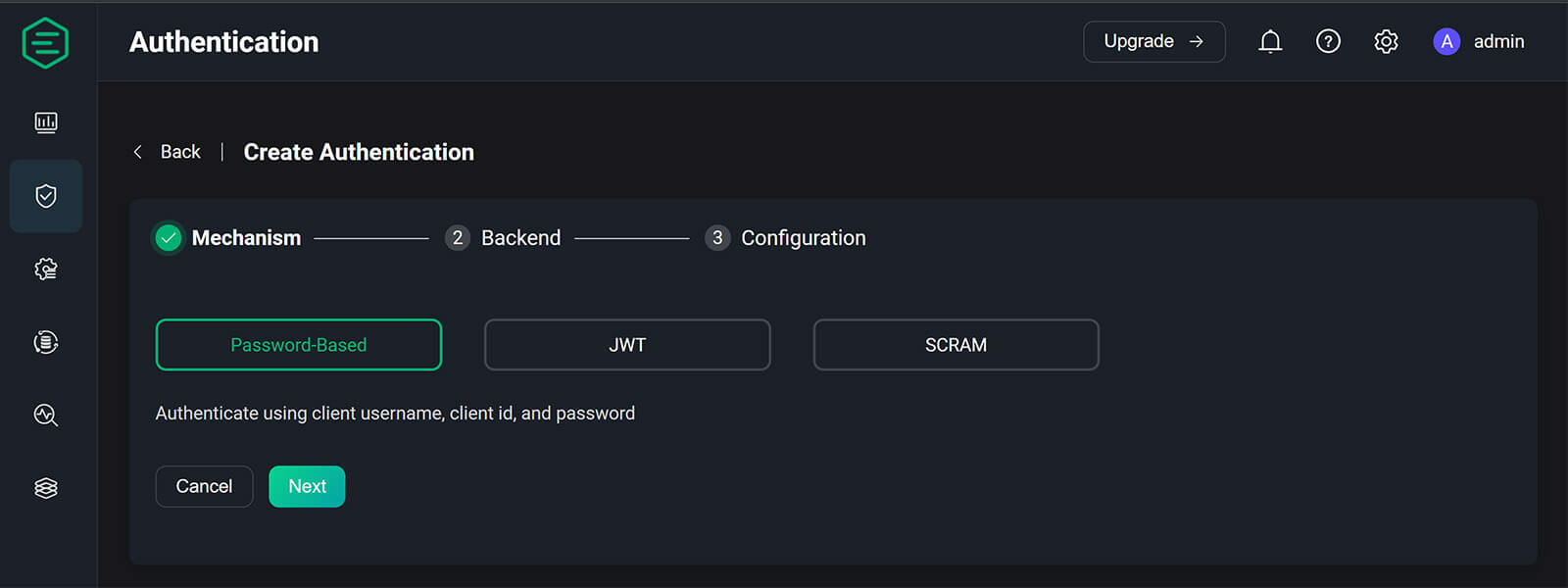 EMQX MQTT Home Assistant Choose Mechanism Method