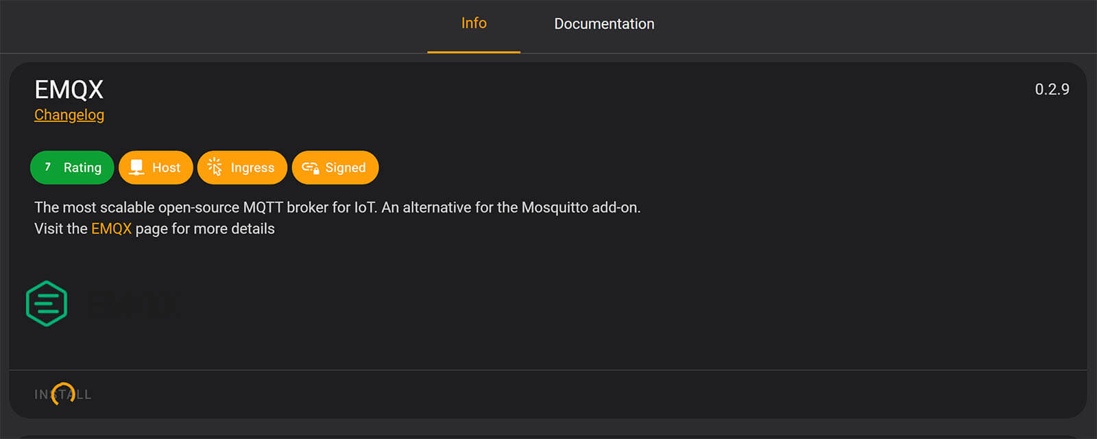 EMQX MQTT Home Assistant Installation Step 2