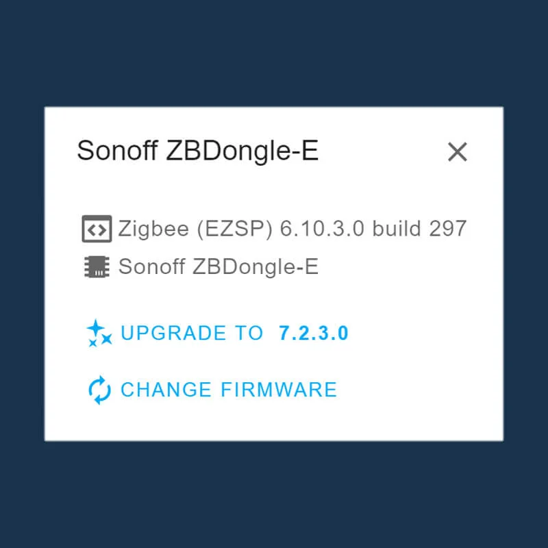 SONOFF ZBDongle-E control via MQTT