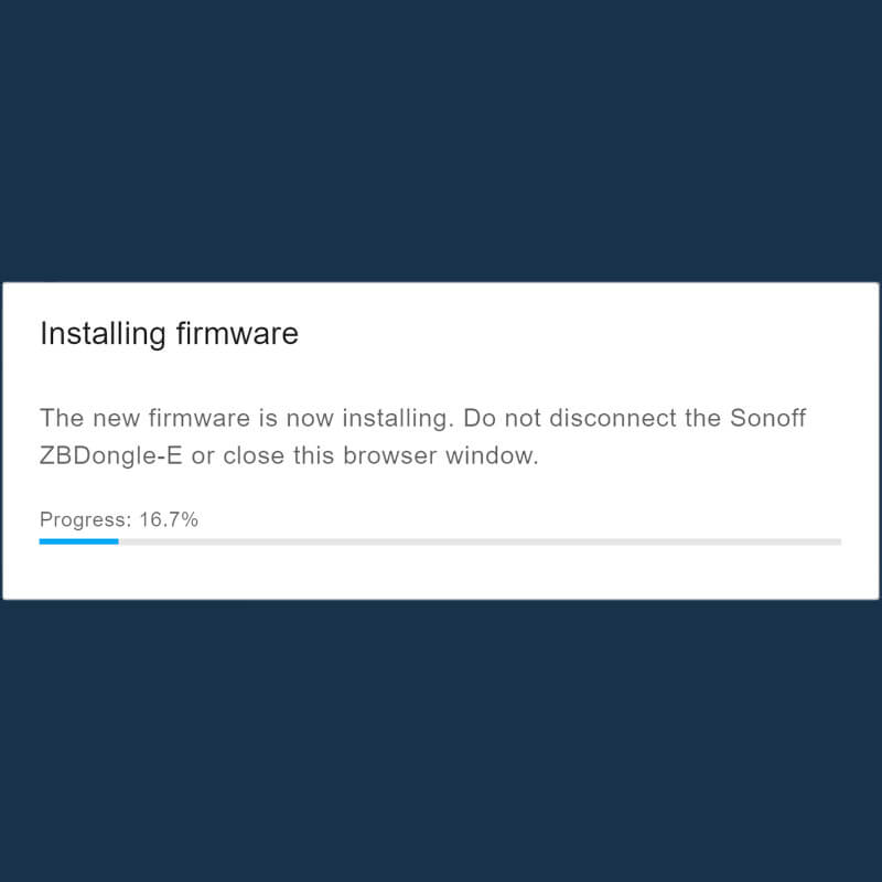 Enabling Thread and Matter Support on the Sonoff ZBDongle-E: Installing Firmware