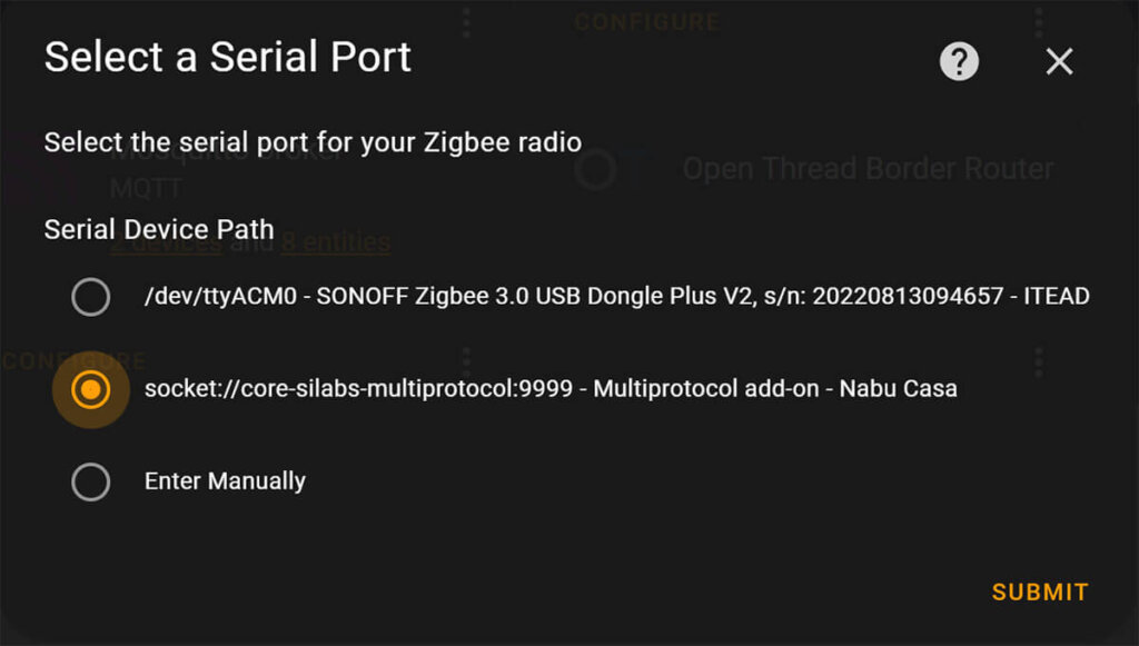 Thread Support Sonoff ZBDongle-E ZHA Setup