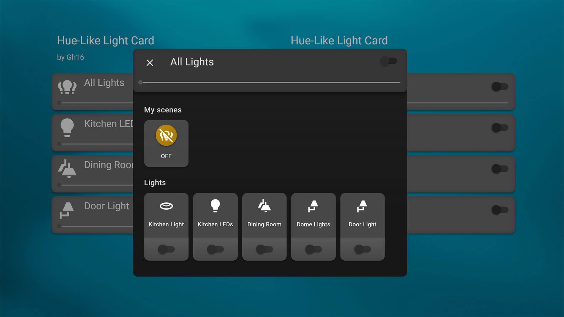 Hue Like Light Card Home Assistant Popup Screen