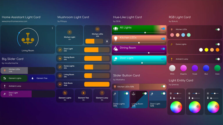 Home Assistant Light Cards Collection - SmartHomeScene