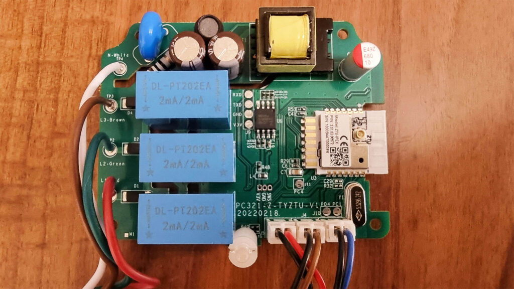 Zigbee 3-Phase Home Energy Meter PC321-Z-TY Main PCB