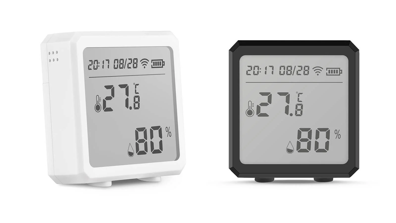 Tuya Smart Zigbee Temperature and Humidity Sensor with Digital LCD Display  - China Temperature and Humidity Sensor, Humidity Sensor