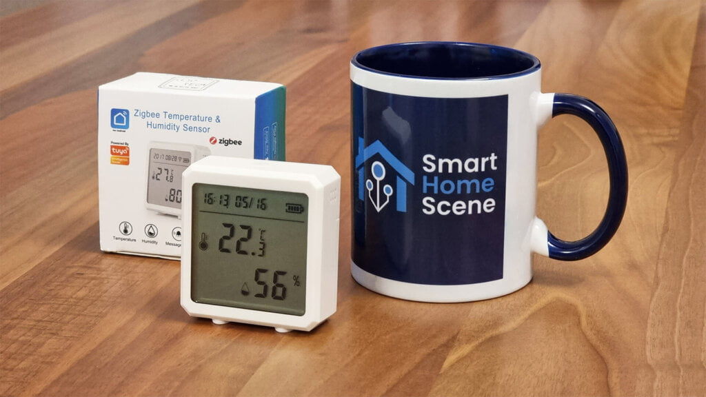 Tuya Zigbee Temperature and Humidity Sensor SZ-T04 Featured SmartHomeScene.com