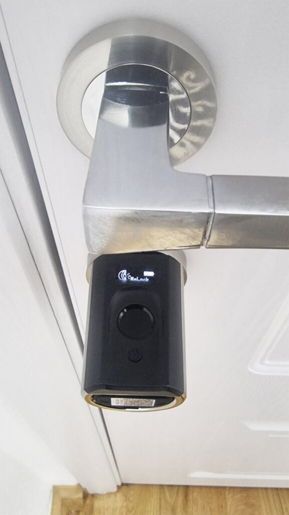 WeLock Touch41 Biometric Lock Installed