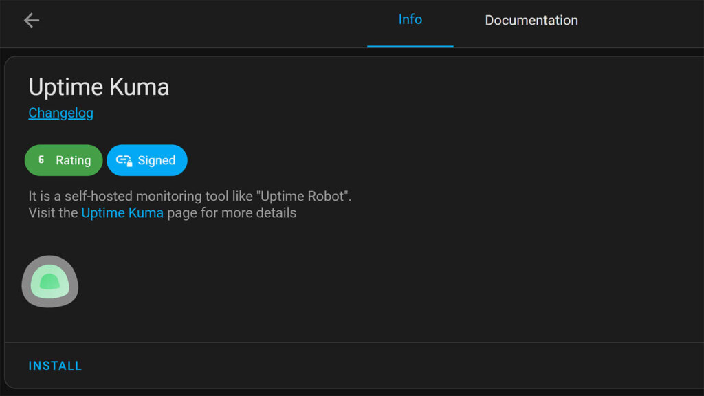 Uptime Kuma in Home Assistant Add-on Install