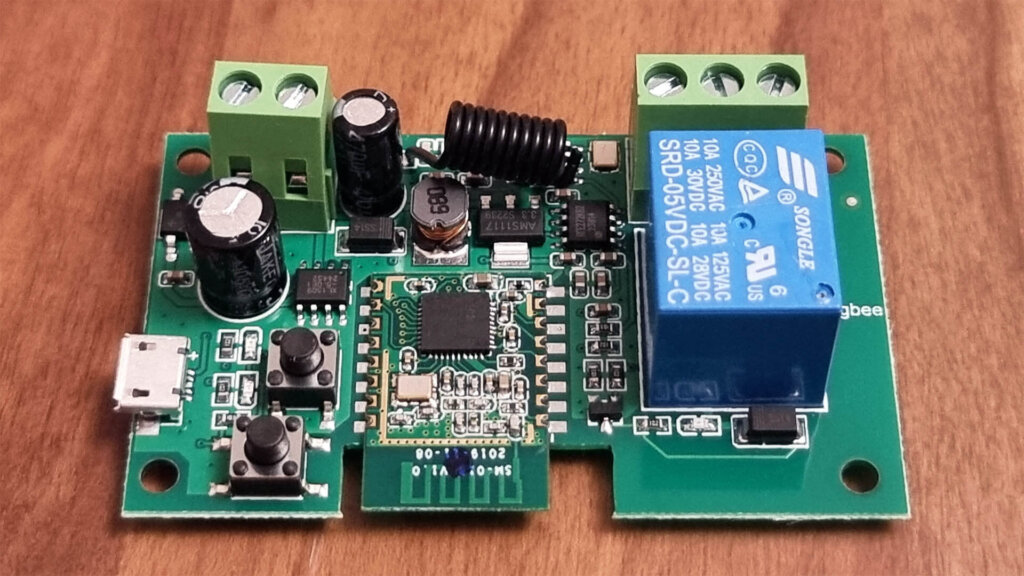 Zigbee Dry Contact Relay ZG-001 PCB