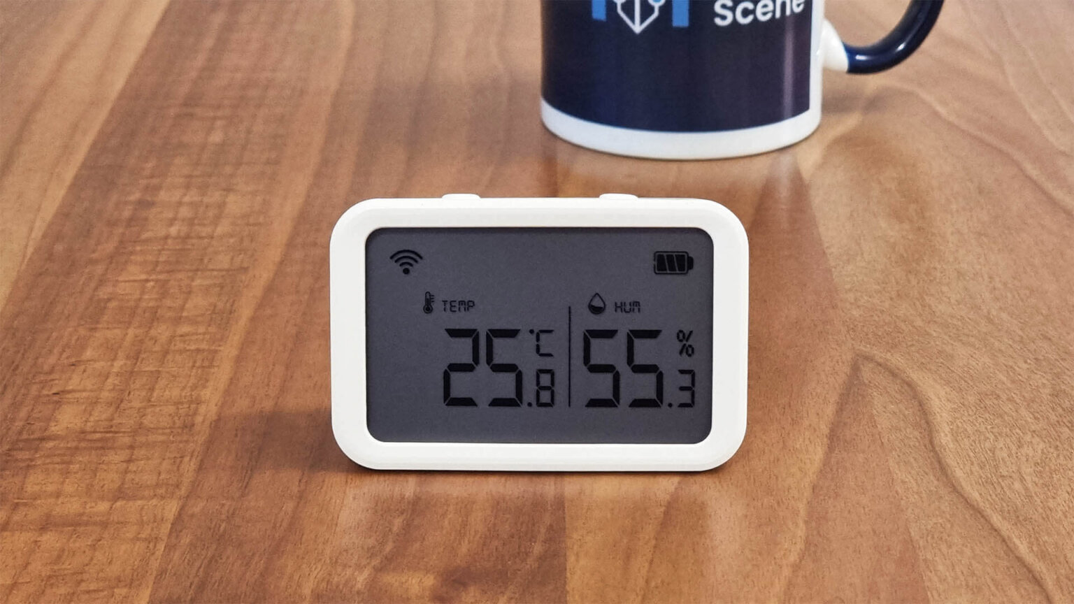 Neo Zigbee LCD Climate Sensor NAS-TH02B2 - SmartHomeScene