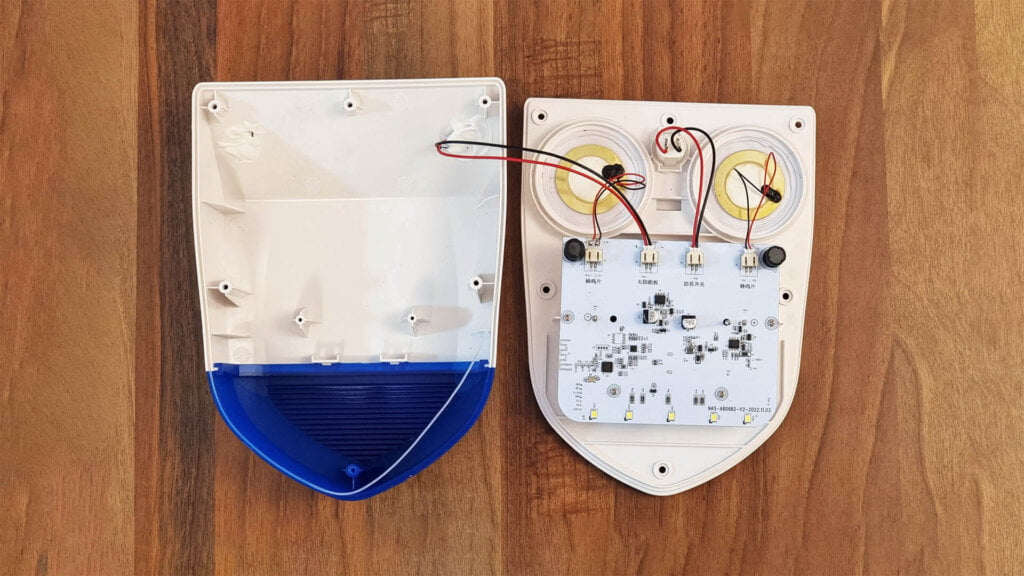 Neo Zigbee Solar Powered Alarm Siren NAS-AB06B2 Open