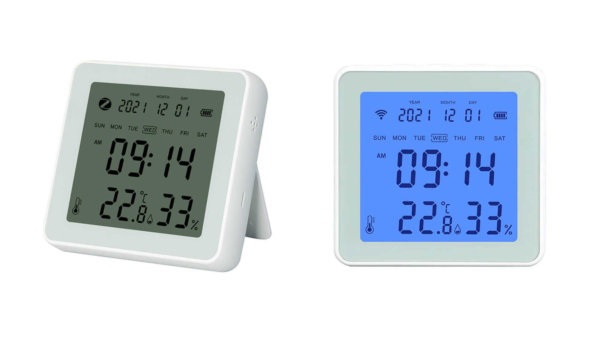 Tuya Temperature Sensor with Backlit LCD JM-TRH-ZGB-V1 Buy