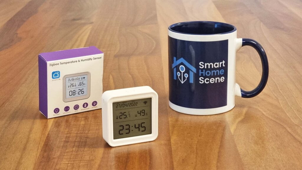 Tuya Backlit Screen Climate Sensor ZTH08 Review | SmartHomeScene