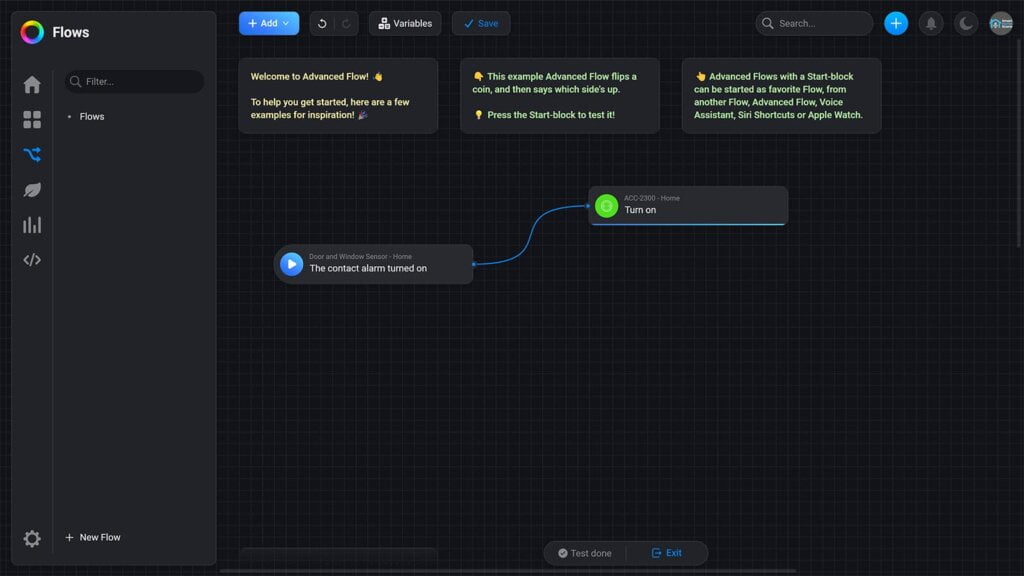 Advanced Automations in Homey Pro