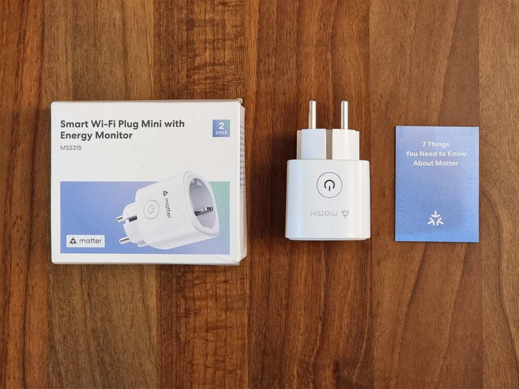 Meross Matter Smart Plug MSS315 Review - Package Contents