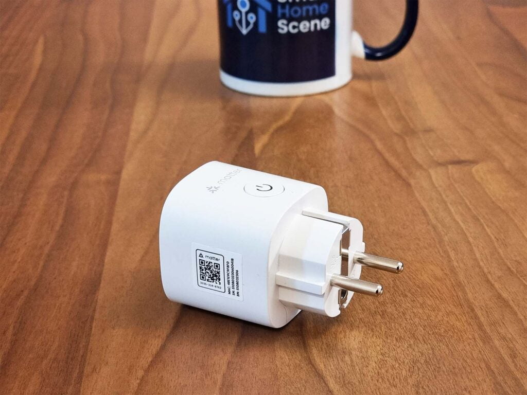 Meross Matter Smart Plug MSS315 Review - Matter Sticker