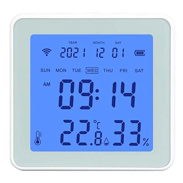 Tuya Temperature Sensor with Backlit LCD JM-TRH-ZGB-V1