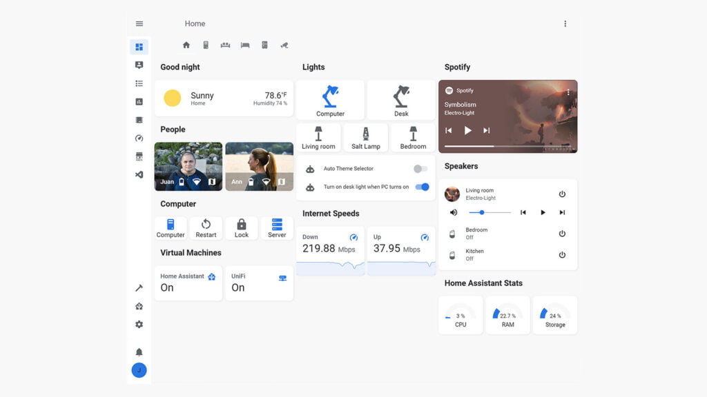 Best Home Assistant Dashboard Themes in 2023 - Google Light