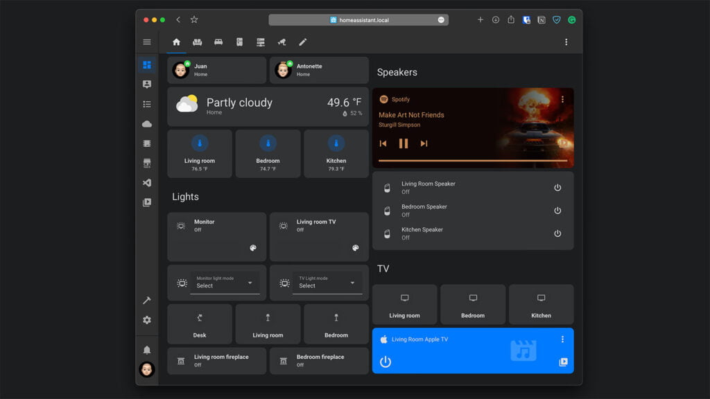 Best Home Assistant Dashboard Themes in 2023 - MacOS Dark