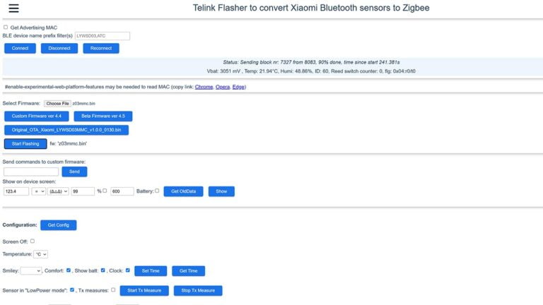 Convert Xiaomi LYWSD03MMC BLE Sensor to Zigbee - SmartHomeScene