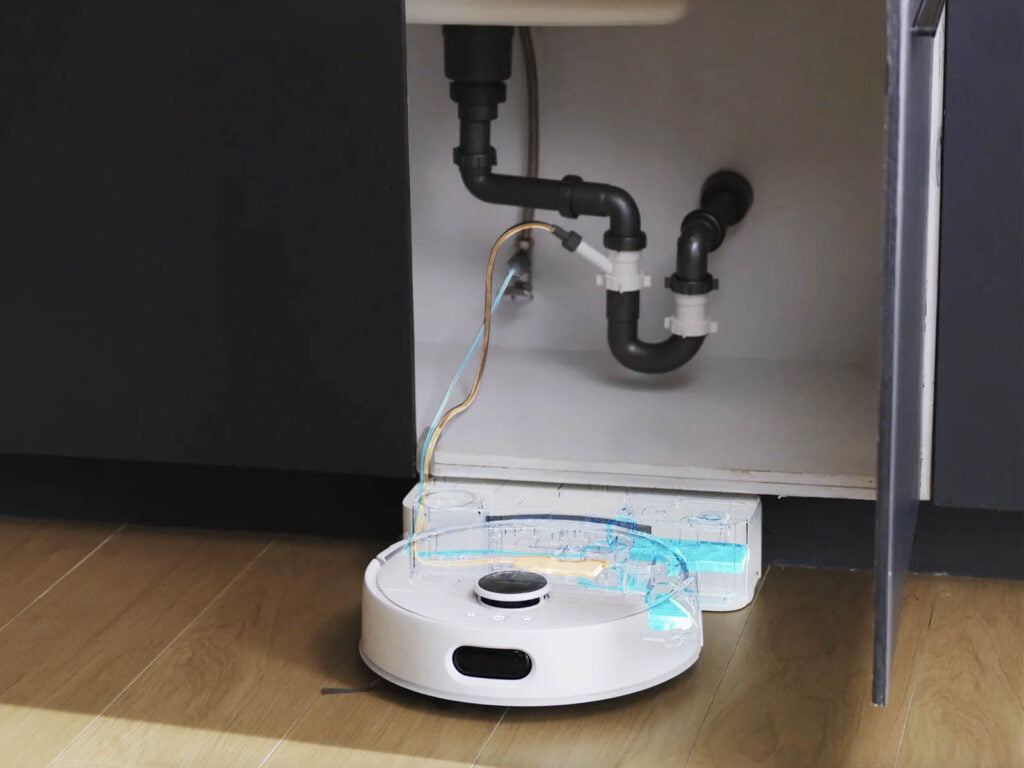 SwitchBot S10 Robot Vacuum Attached 