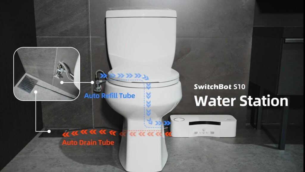 SwitchBot S10 Installed Toilet